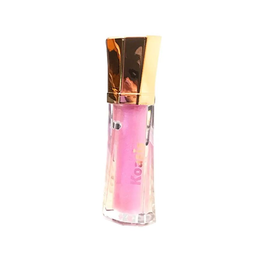 Koasis Lip Gloss Diamond Brilho Perolado 4,5ml Rosa Chiclete