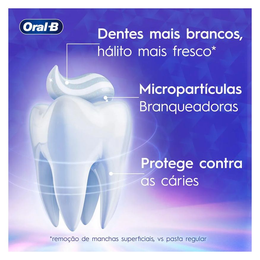 Oral-B Creme Dental 3D White Branqueamento 70g 3 unidades
