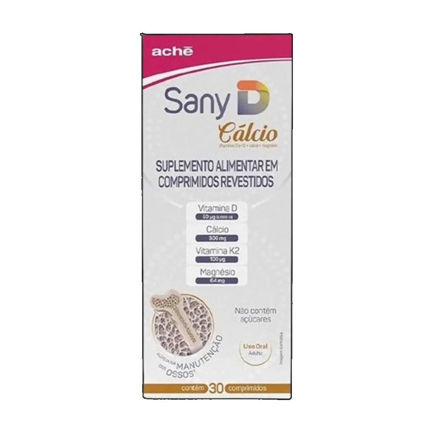 Sany D Cálcio 30 Comprimidos - Ache