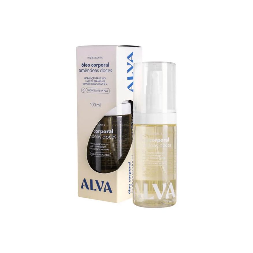 Alva Óleo Corporal de Amêndoas Doces Puro 100ml