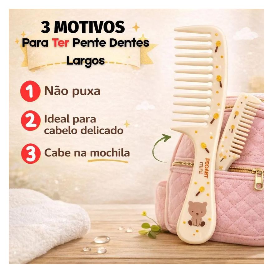Dentes Pente Largos Infantil Proart Mini Pmp01B