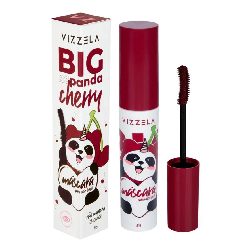 Vizzela Máscara para Cílios Cherry Volume Curva Big no Panda