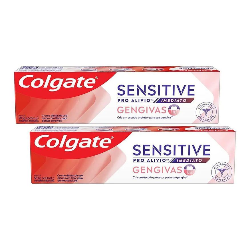 Colgate Kit 2 Cremes Dentaisl Sensitive Pro-Alívio Imediato 90g
