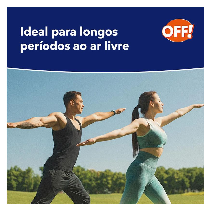 de Repelente Insetos Off! Active com DEET Longa Duração Loção 100ml