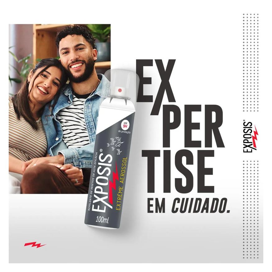 Exposis Repelente Extrême com Icaridina Aerossol 100ml