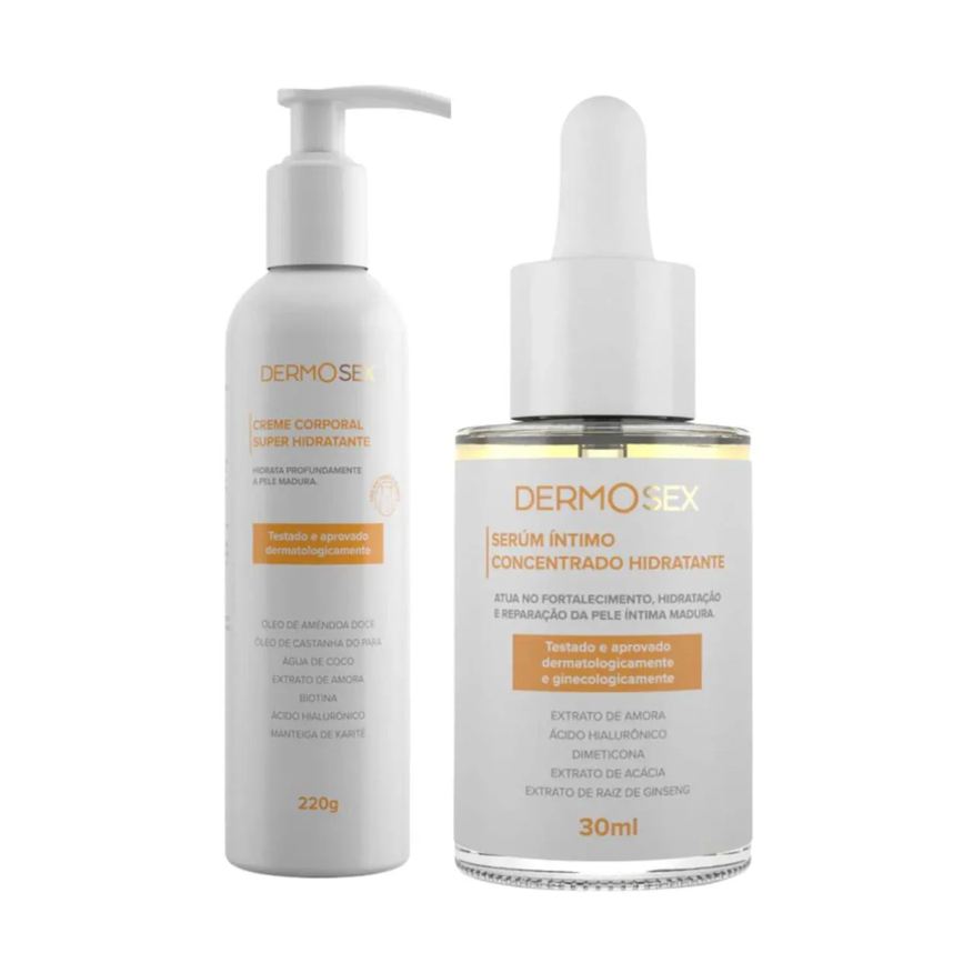 Dermosex Kit Menopausa Hidratação Profunda 40+