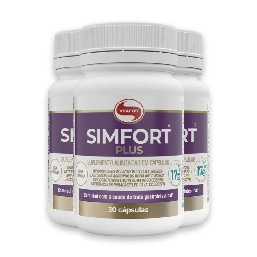 Vitafor Kit 3 Simfort Plus 30 Cápsulas