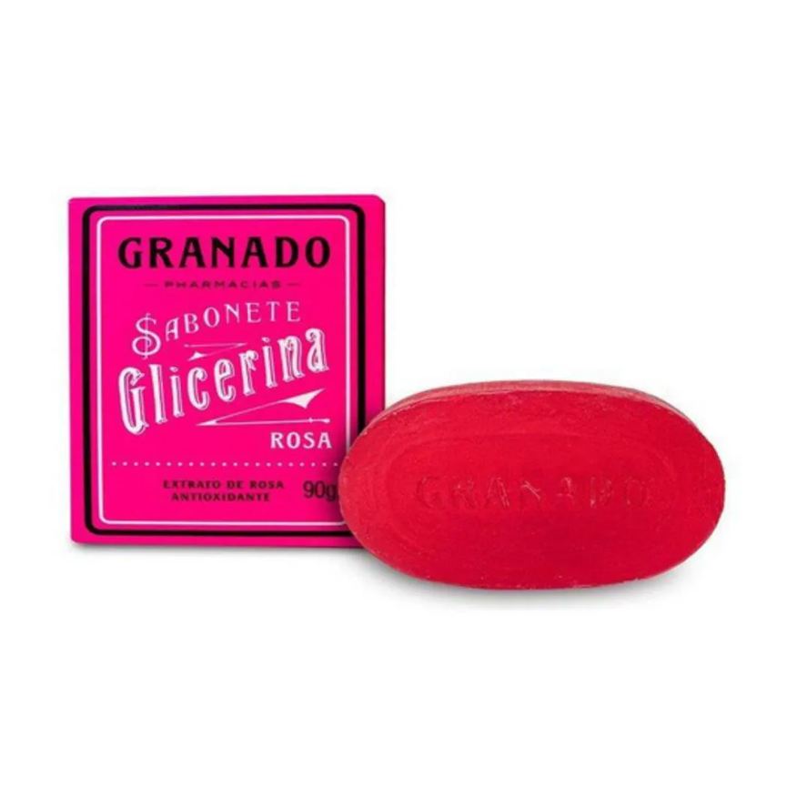 Granado Sabonete Glicerina Extrato de Rosa 90g