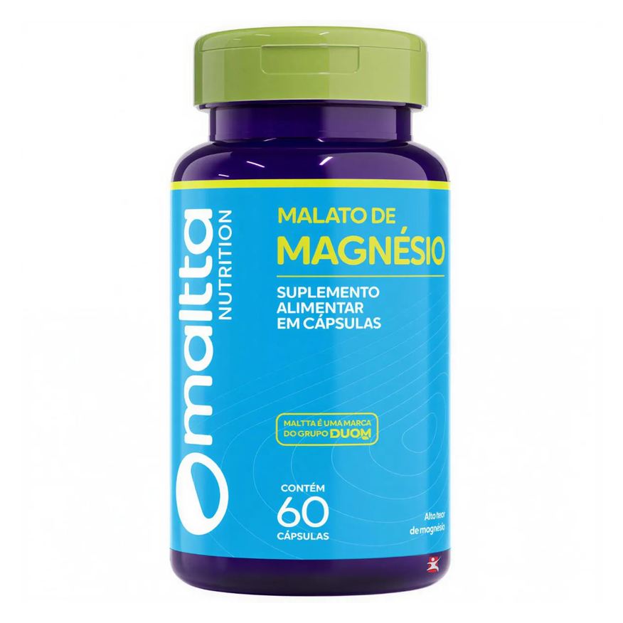 Maltta Nutrition Magnésio Malato Concentrado Super Mineral 60 Cápsulas