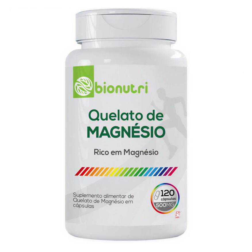 Bionutri Quelato de Magnésio Concentrado Rico em Magnésio 120 Cápsulas