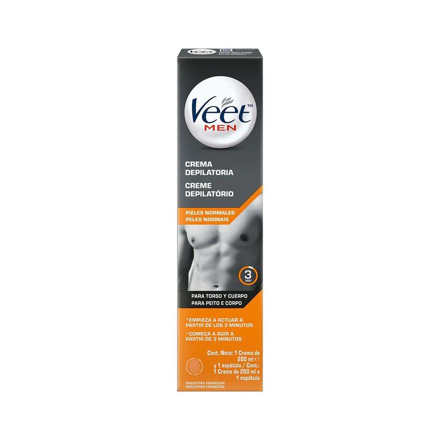 Depilatório Creme Veet Men Pele Normal 200ml