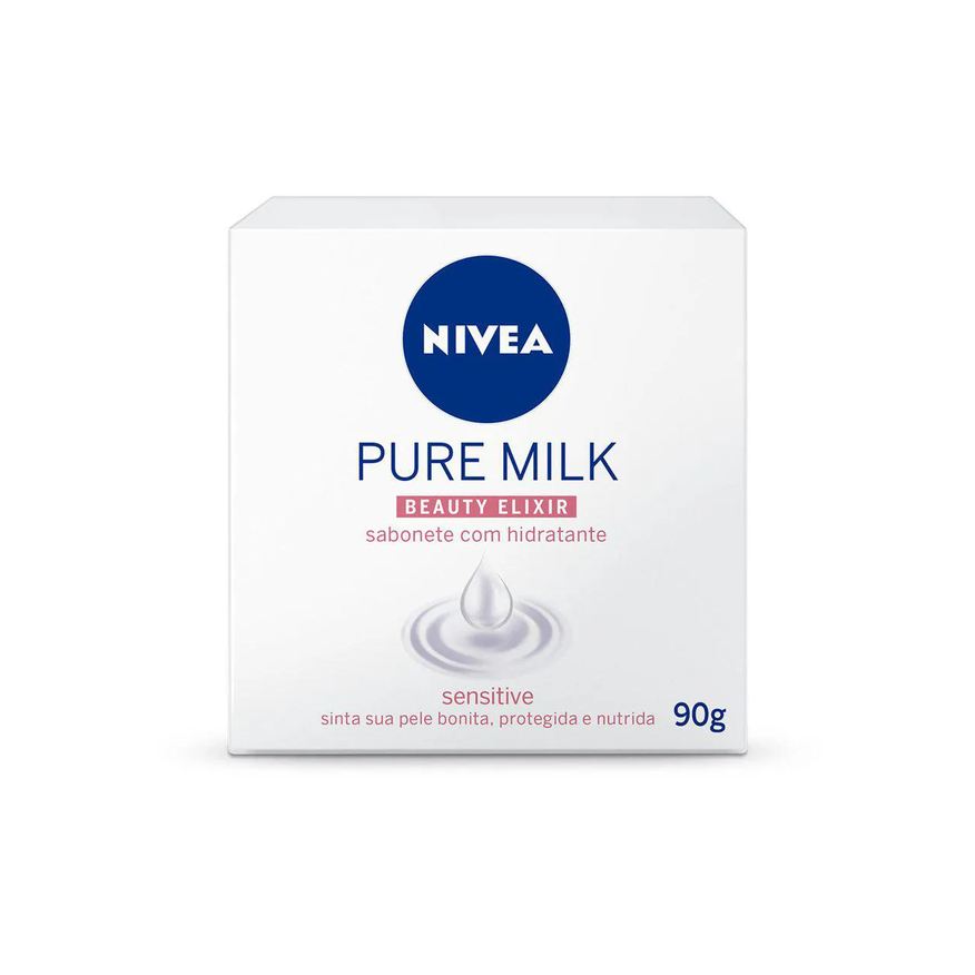 Nivea Sabonete em Barra Pure Milk Sensitive 90g