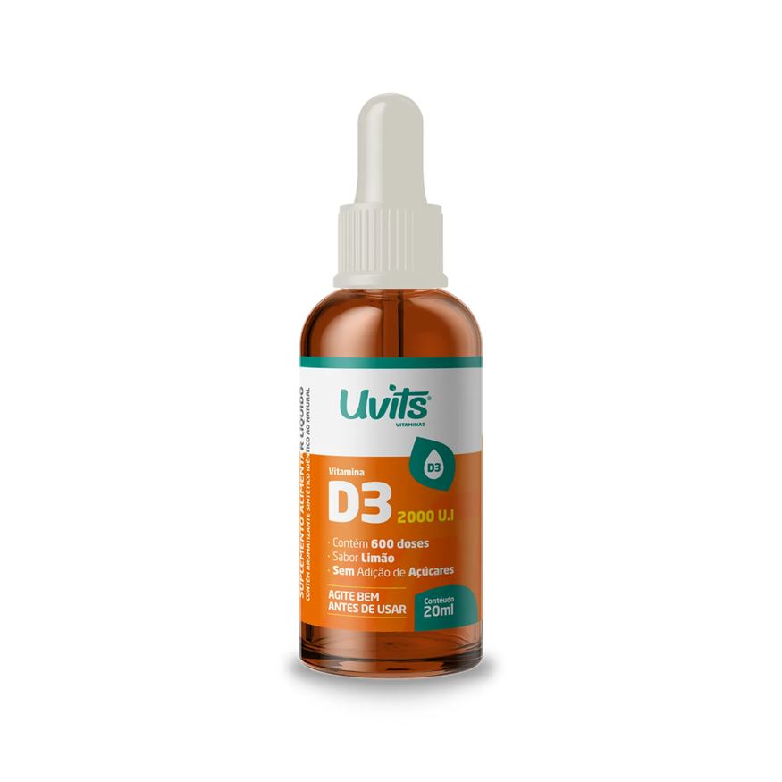 Uvits Vitamina D3 2000UI Liquida 20ml