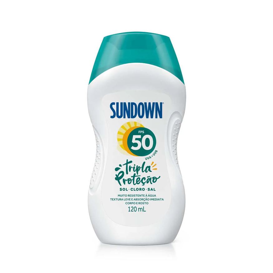 Sundown Protetor Solar Corporal Loção FPS 50 120ml