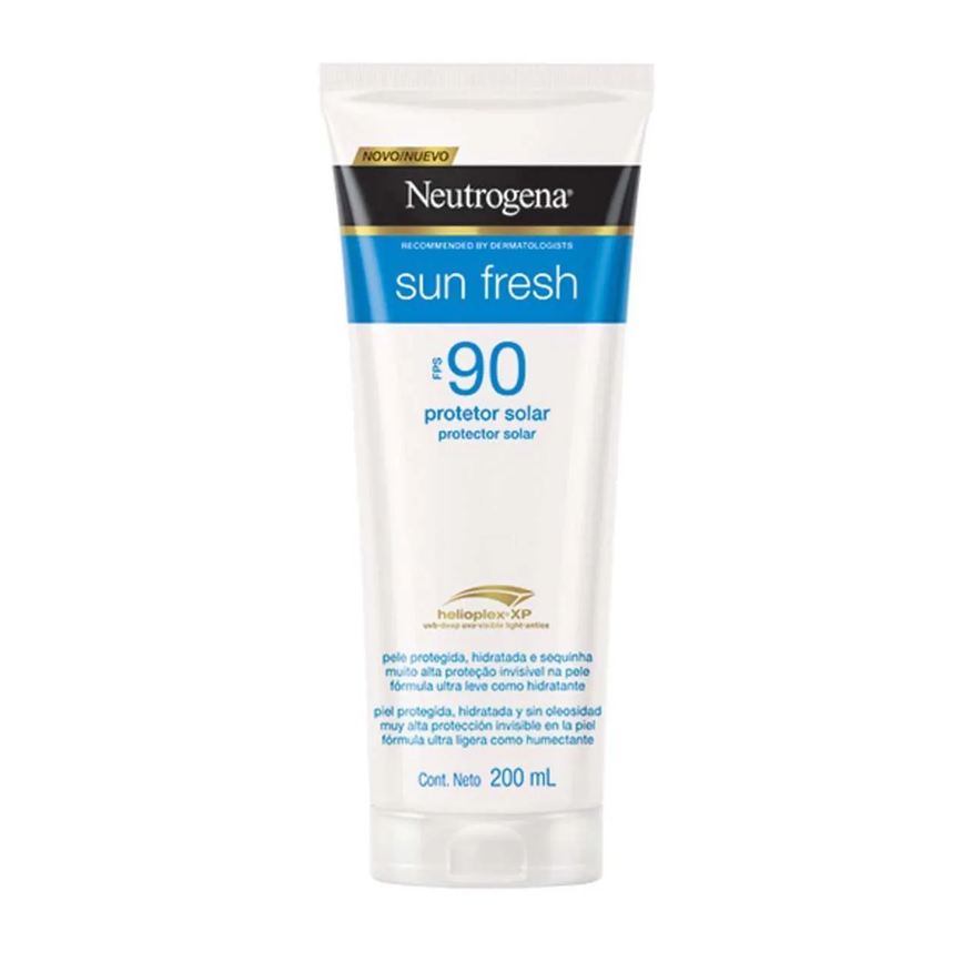 Neutrogena Protetor Solar Corporal Loção FPS 90 Sun Fresh 200ml