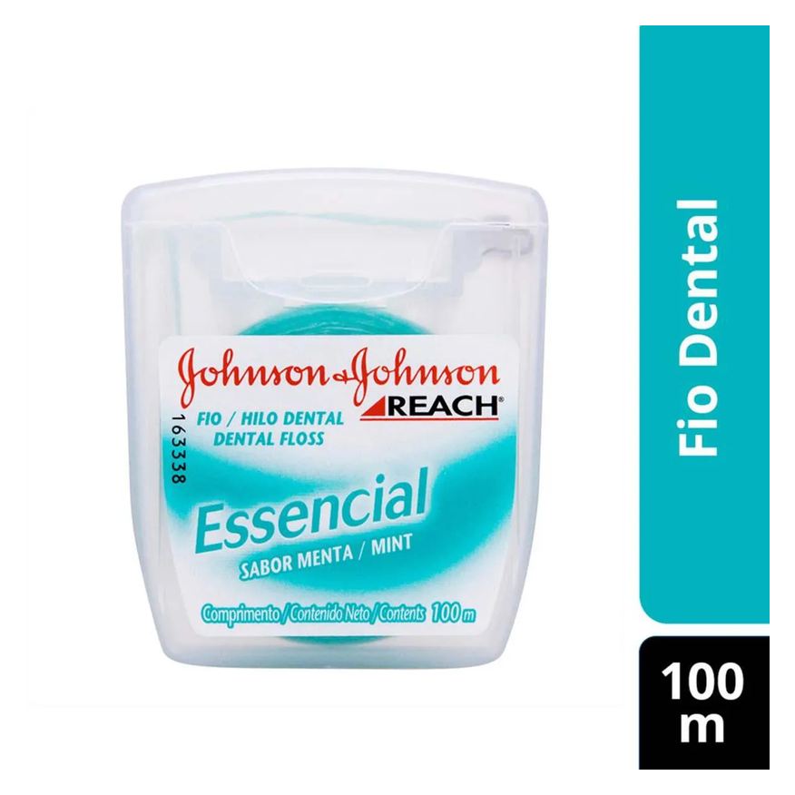 Johnson Fio Dental Johnson's Reach Essencial Sabor Menta 100 metros