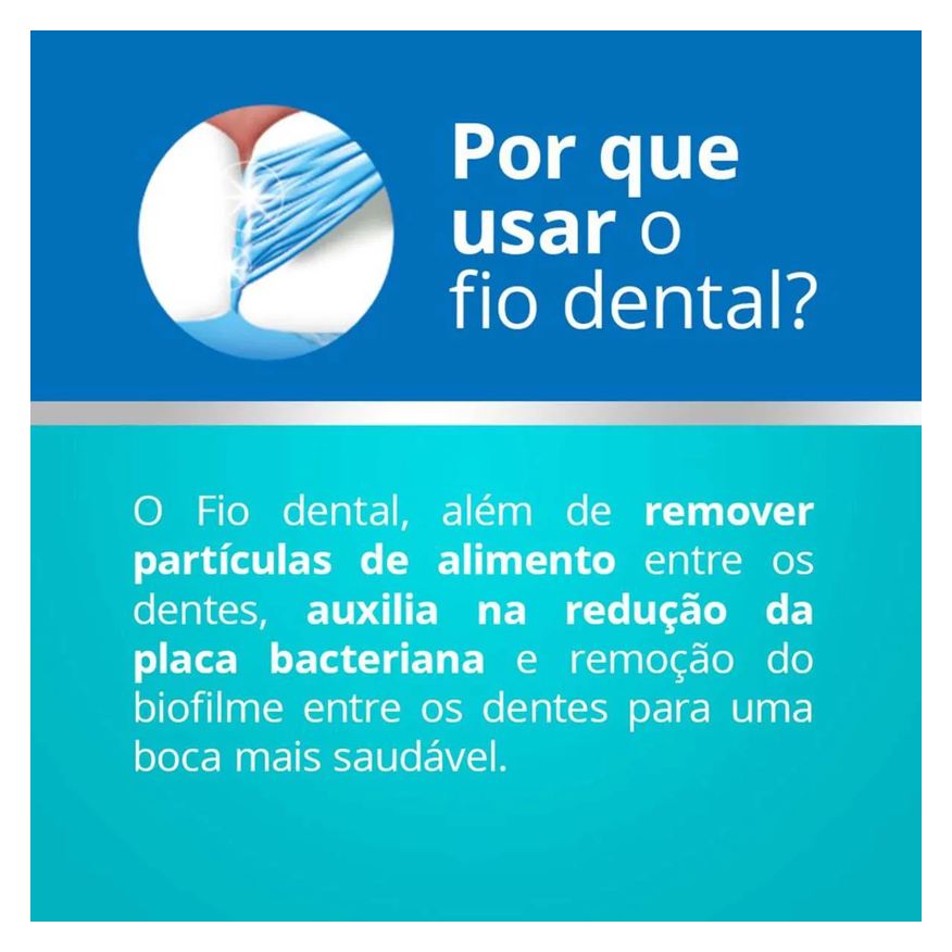 Johnson Fio Dental Johnson's Reach Essencial Sabor Menta 100 metros