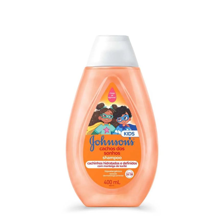 Johnson & Johnson Shampoo Infantil Johnson's Cachos dos Sonhos com 400ml