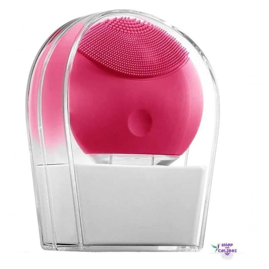 Forever Esponja Massageadora Elétrica para Limpeza Facial Pink