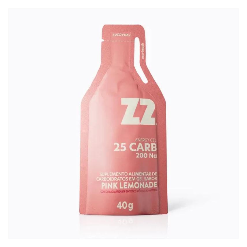 Z2 Foods Energy Gel Z2 (Display 10 Sachês 40g) - Sabor: Pink Lemonade