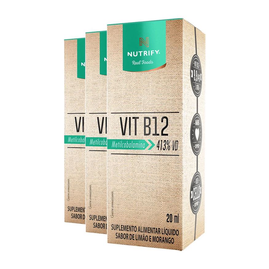 Nutrify Kit 3 Vitamina B12 20ml