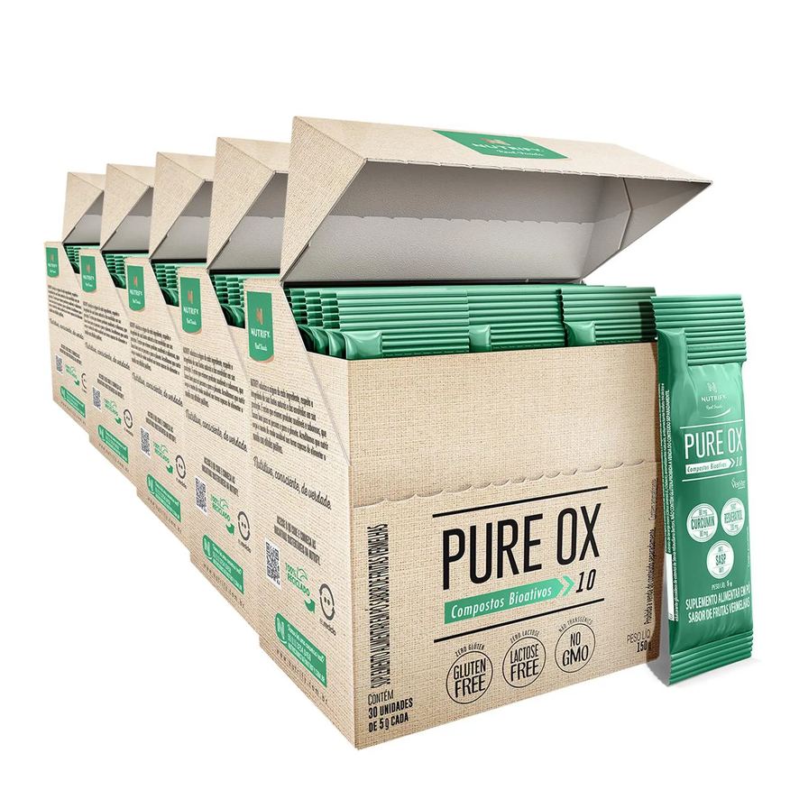 Nutrify Kit 5 Pure Ox 30 Sachês