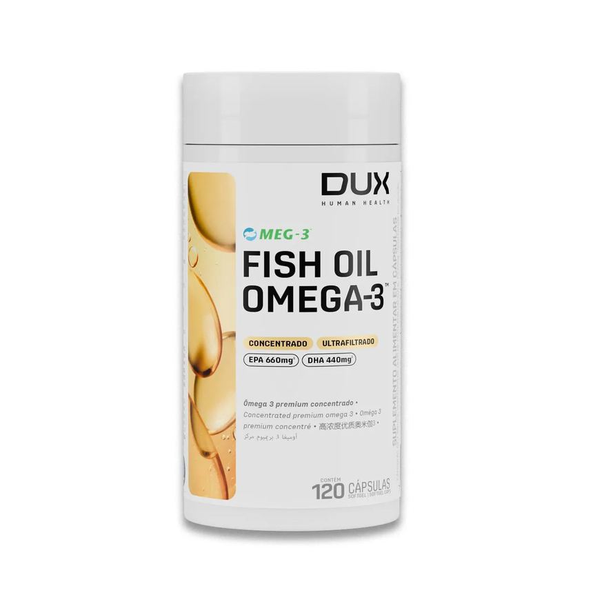 Dux Nutrition Ômega 3 Dux Fish Oil 430mg 120 Cápsulas