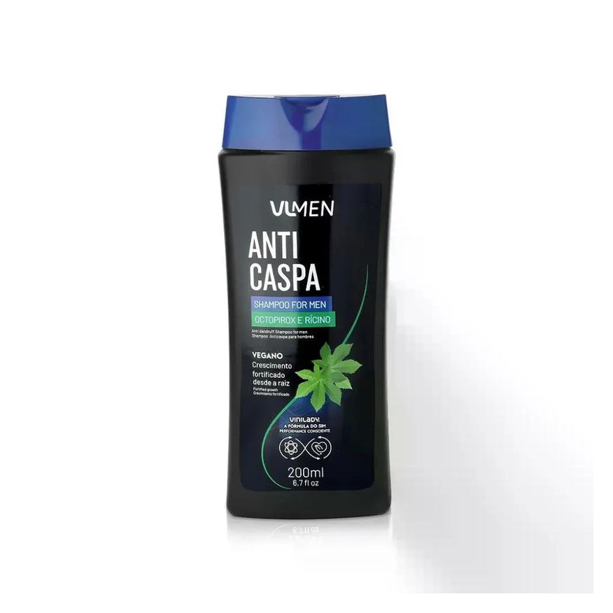 Vinilady Shampoo Anticaspa 200ml For Men Octopirox e Ricino
