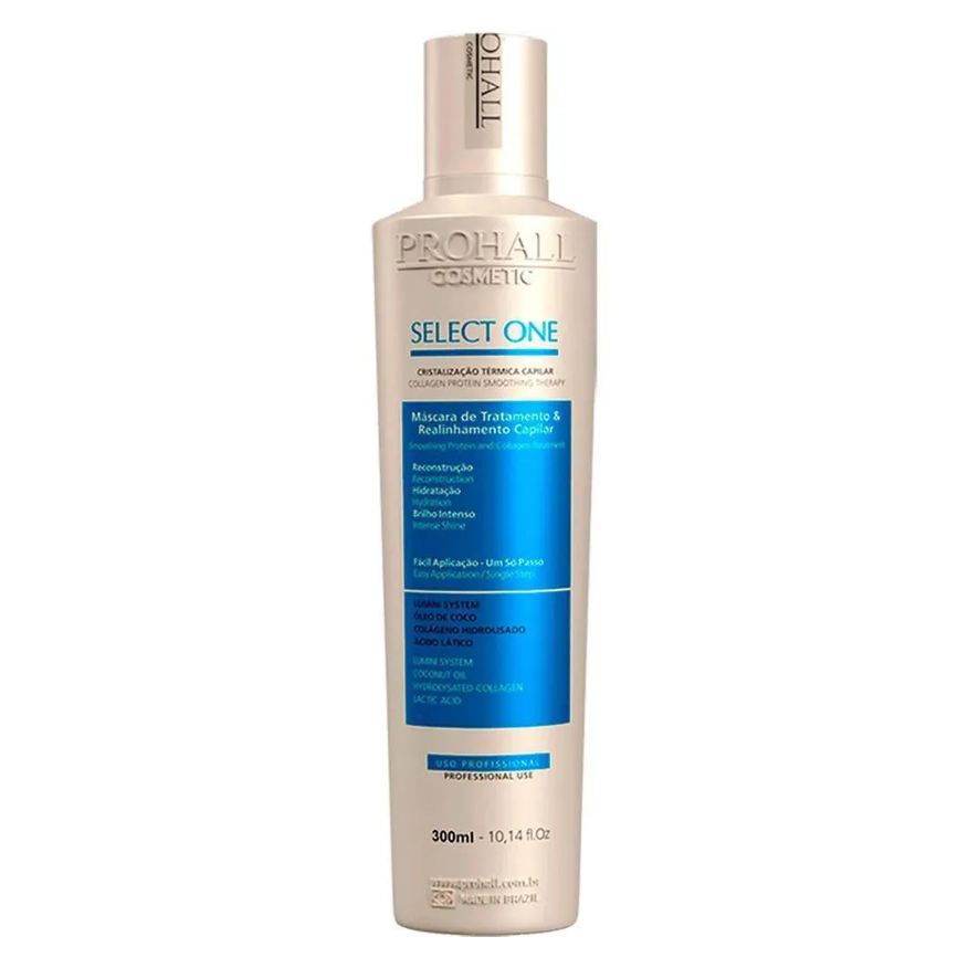 Prohall Select One - Escova Progressiva Orgânica sem Formol 300ml