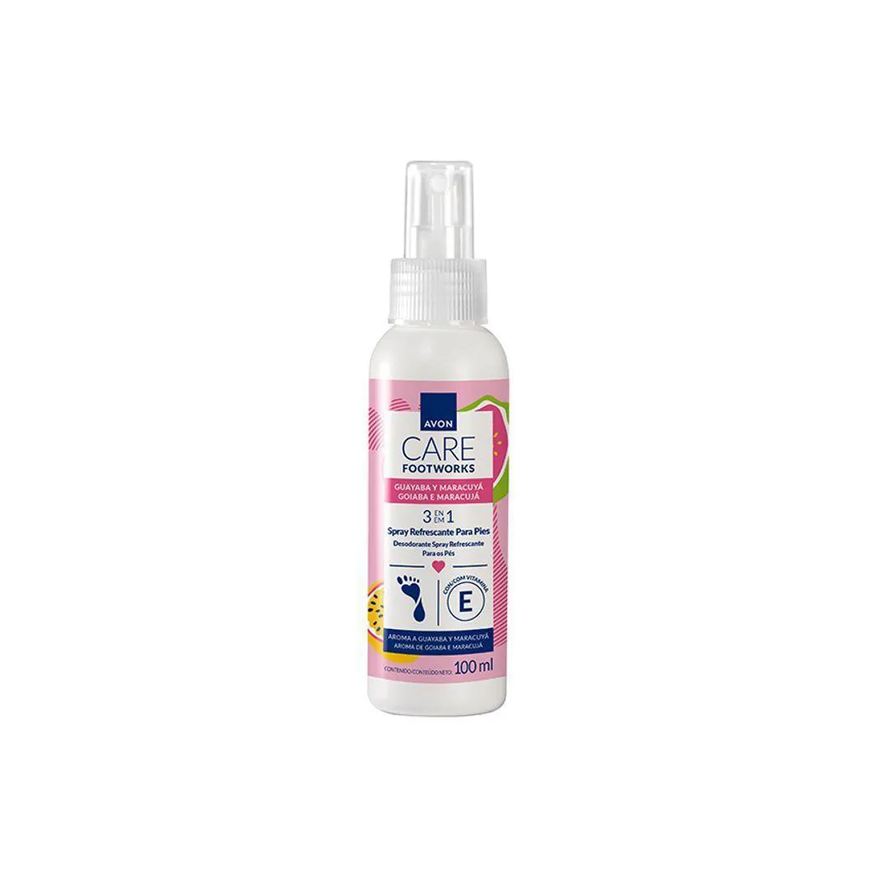 Avon Spray Refrescante para Pés Maracujá e Goiaba 100ml