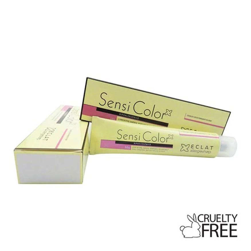 Alergoshop Tinta de Cabelo Sensi Color Antialérgica Hipoalergenica 60g 1.0 Preto