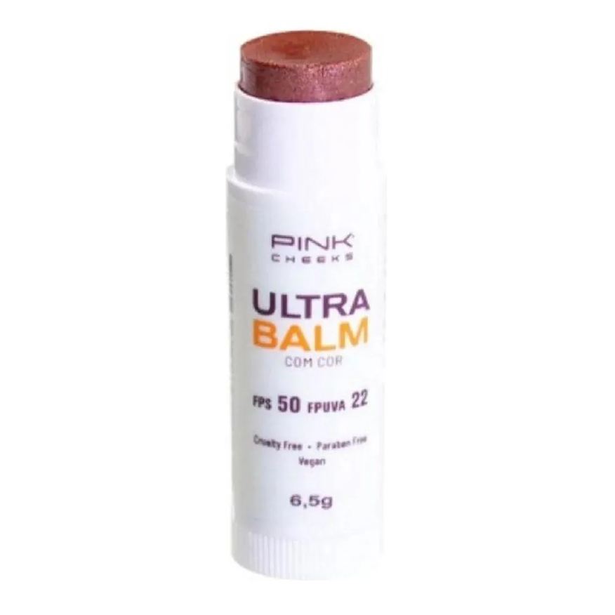 Pink Cheeks Ultra Balm., Protetor Labial Fpuva22 Be Rose 6,5g