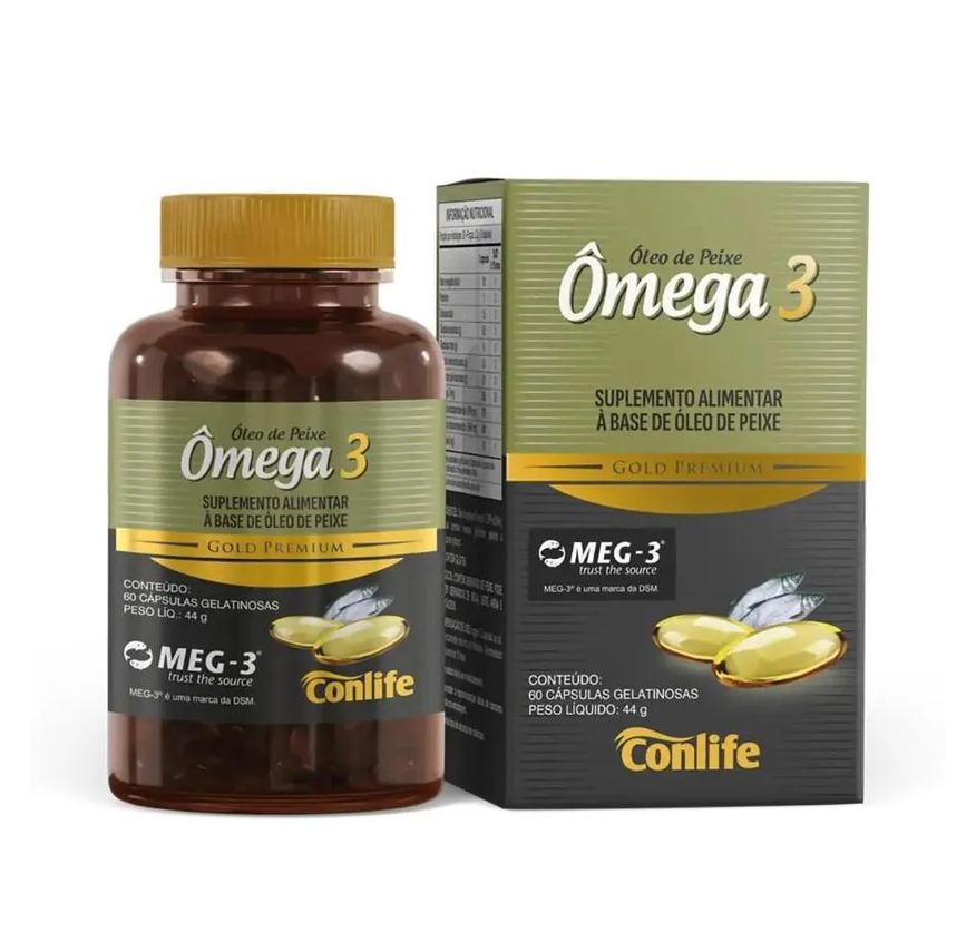 Mcirurg Omega 3 Ifos 1000mg C/60 Cápsulas Gelatinosa Conlife - Mcg