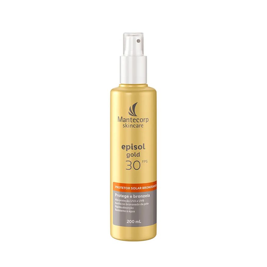 Mantecorp Skincare Protetor Solar Bronzeador Episol Gold Fps 30 200ml