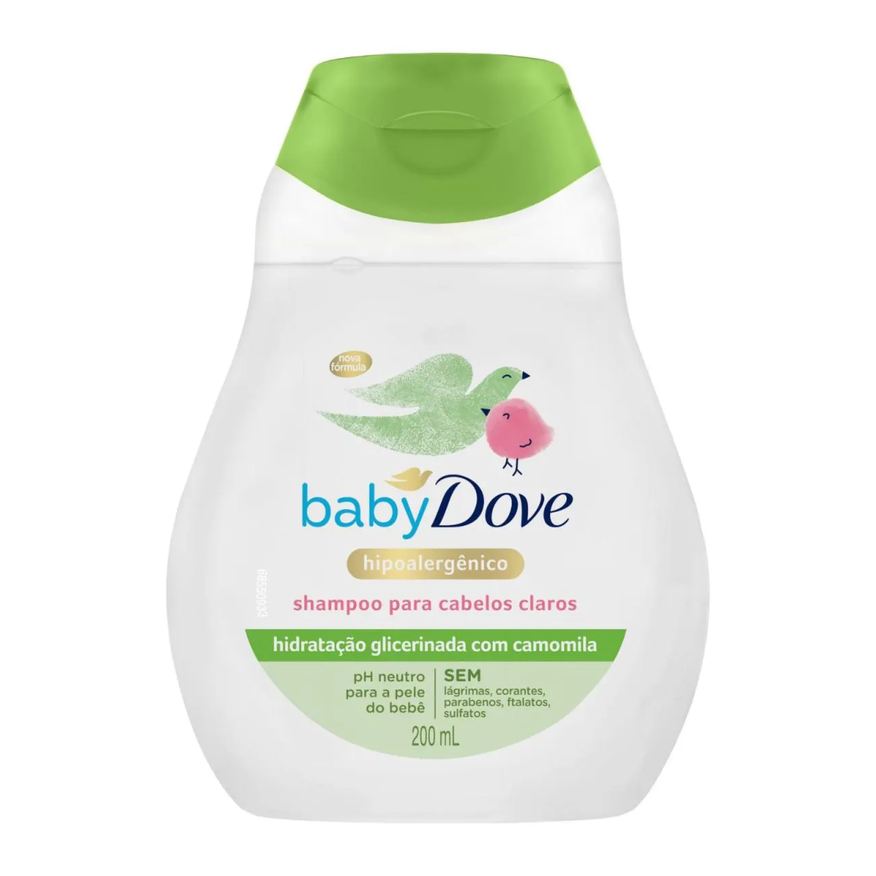 Dove Shampoo para Cabelos Claros 200ml - Baby