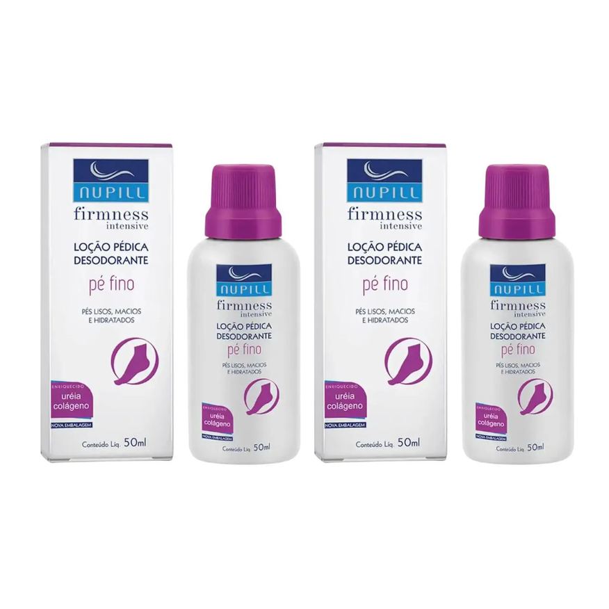 Nupill Kit C2 Loção Pédica Desodorante Pé Fino 50ml