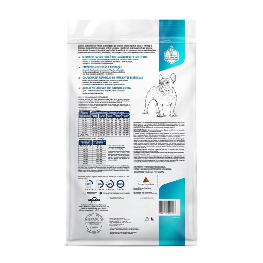 Natura Ração Fórmula Natural Vet Care Gastrointestinal 2kg para Cães Adultos e Filhotes