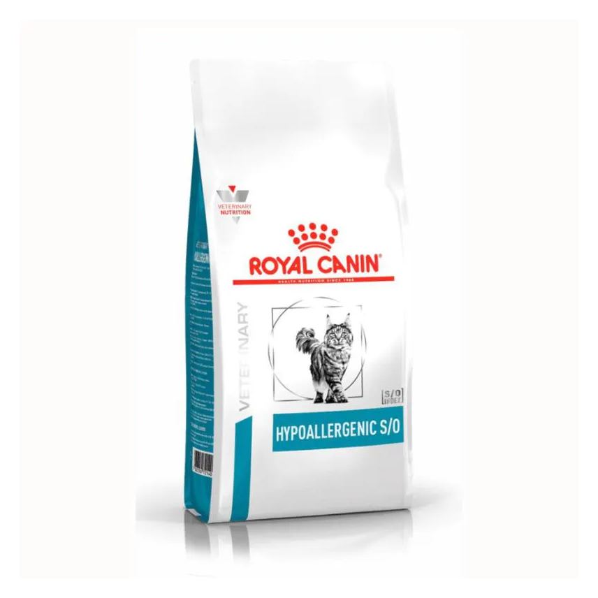 Royal Ração Canin Dieta Veterinária Hipoalergênica para Gatos Adultos 1,5kg