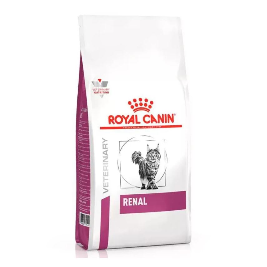 Royal Ração Canin Dieta Veterinária Renal para Gatos com Doenças Renais 4kg