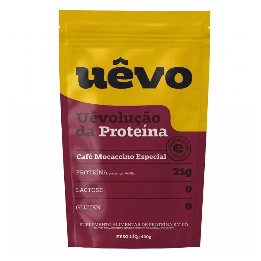 Uêvo Proteina Ovo Uevo Cafe Mocaccino 420g - Uevo