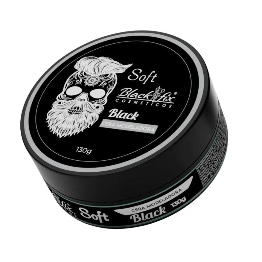 Black Fix Cera Modeladora Soft Black 130g