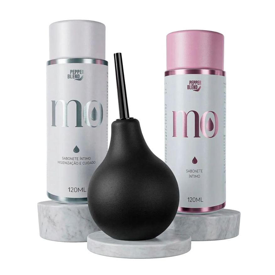 Pepper Blend Kit Higiene Íntima Sabonete Equilíbrio pH e Procto Ducha 224ml