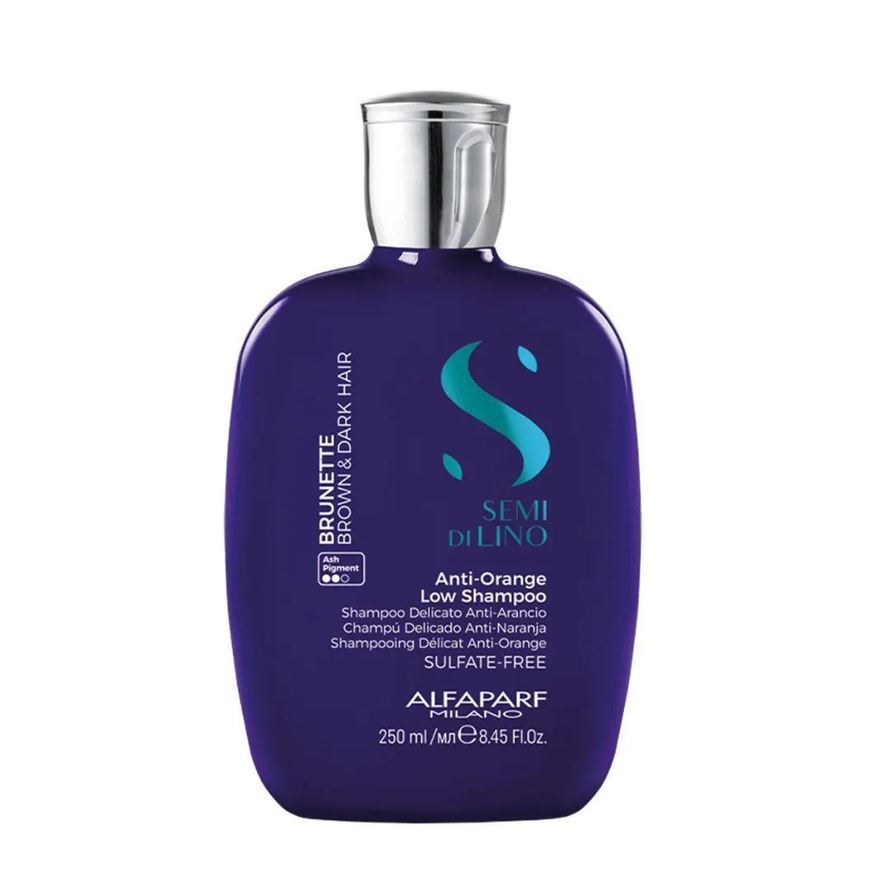 Alfaparf Shampoo Semi Di Lino Brunette Anti-Orange Low 250ml