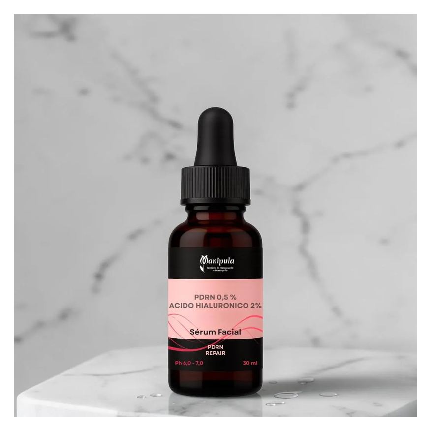 Manipula Sérum Regenerador com Pdrn (Dna do Salmão) 0,5 % +Acido Hialuronico 2 % | Pdrn Repair - 30ml