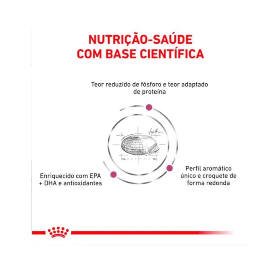 Royal Ração Canin Dieta Veterinária Renal para Gatos com Doenças Renais 1,5kg