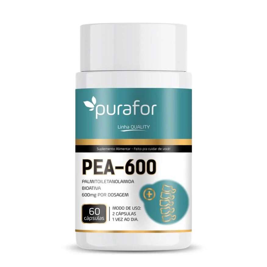Purafor Pea 600 Palmitoiletanolamida 60 Cápsulas 500mg