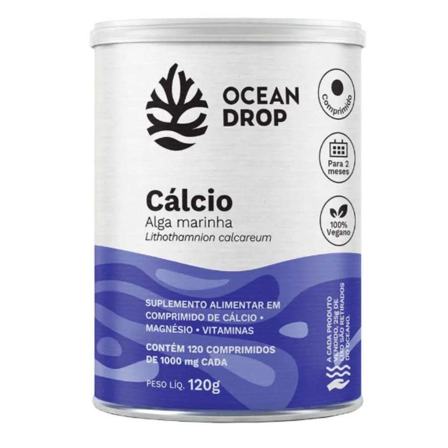 Ocean Drop Calcio Alga 1000mg 120 Comprimidos