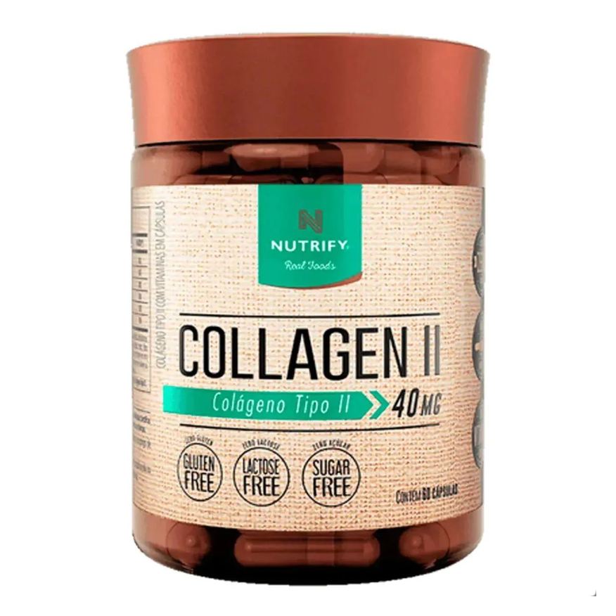 Nutrify Collagen Ii 40mg 60 Capsulas SEM Sabor