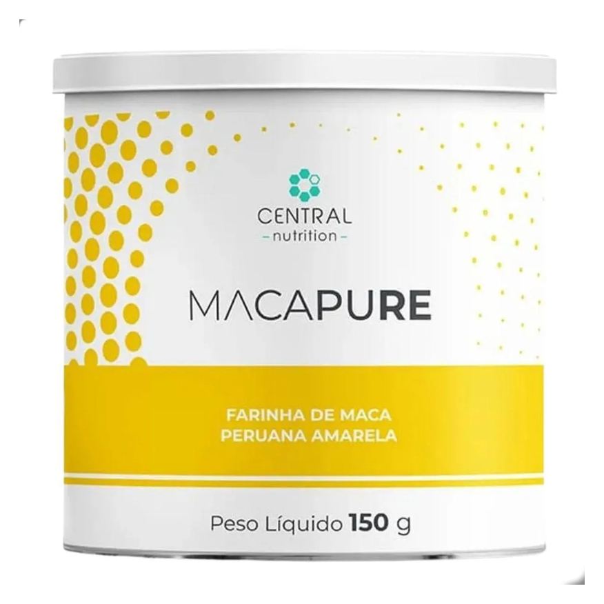 Central Nutrition Farinha Maca Pure Woman Amarela 150g Natural