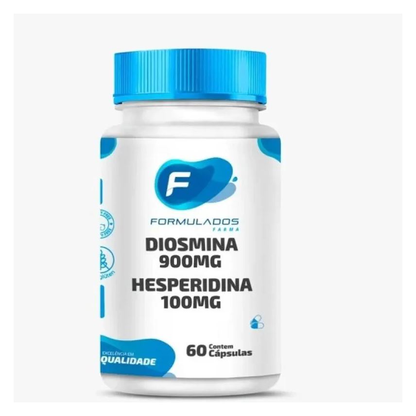 Formulados Farma Diosmina 900mg + Hesperidina 100mg 60 Cápsulas